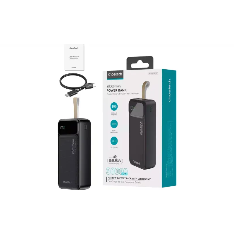 باور بانك Choetech 30000 mAh (B730)