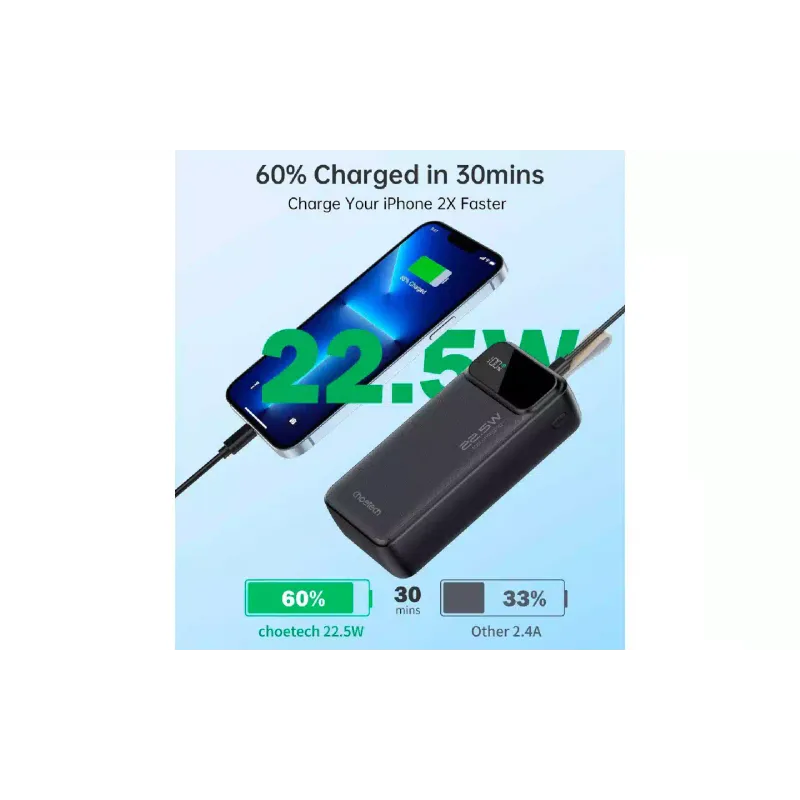 باور بانك Choetech 30000 mAh (B730)