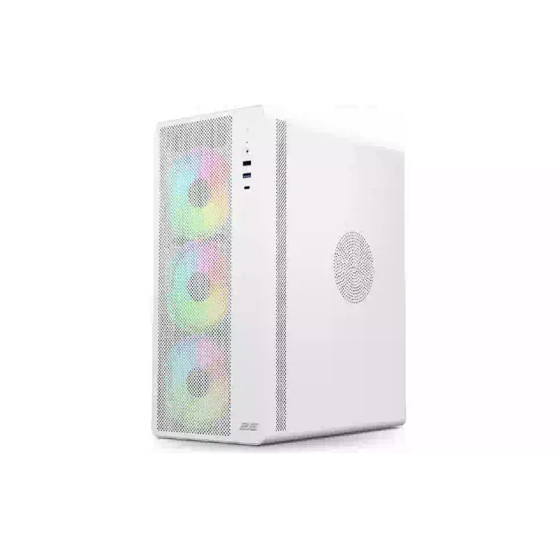 Кутия за компютър 2E Credo Plus V510W, White (2E-V510W)