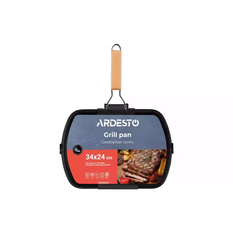 Grillpfanne Ardesto Gemini Baceno, Black (AR1934GF)