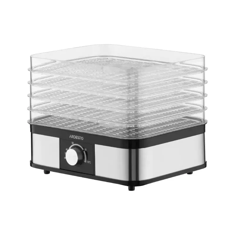 Sušilnik za zelenjavo in sadje Ardesto, Black/Stainless steel (FDB-52832B)