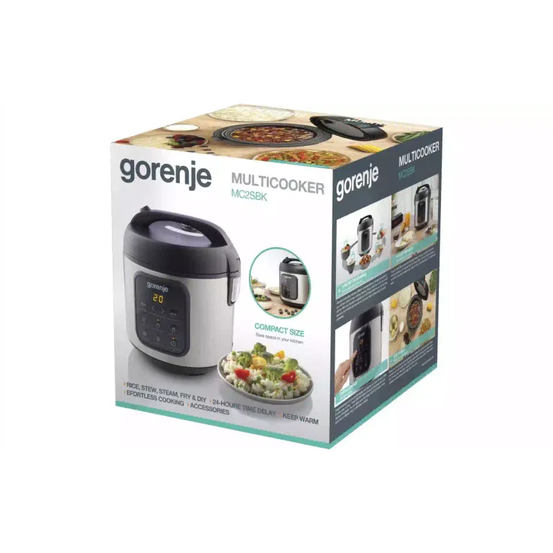 Мултикукър Gorenje, Black (MC2SBK)