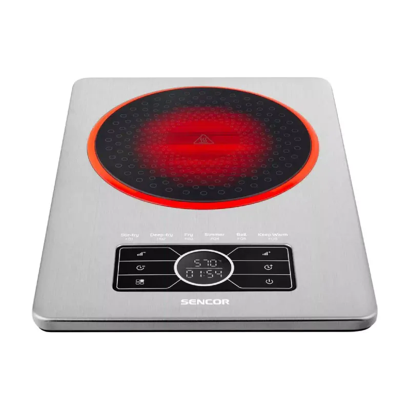 Индукционна електрическа печка Sencor, Stainless steel (SCP5010SS)