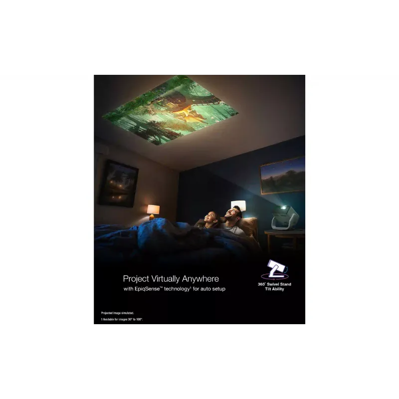 Proyector Epson EF-22B, Black (V11HB38140)