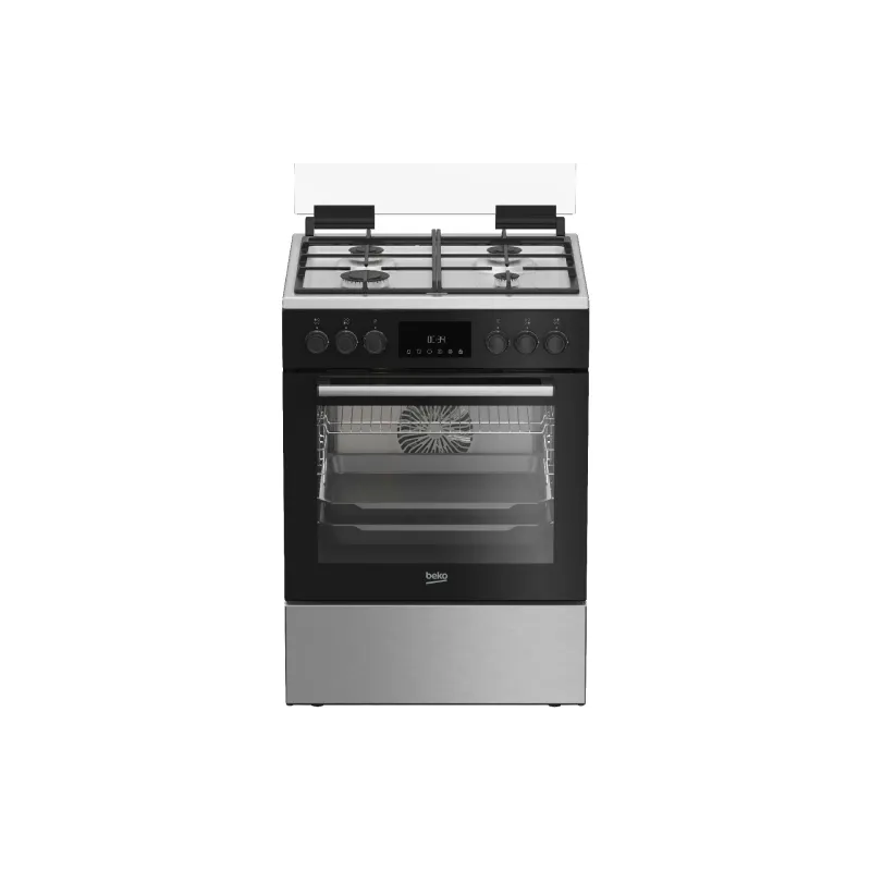 Combined stove Beko (FBSM62530DXMS), 72 l, Black
