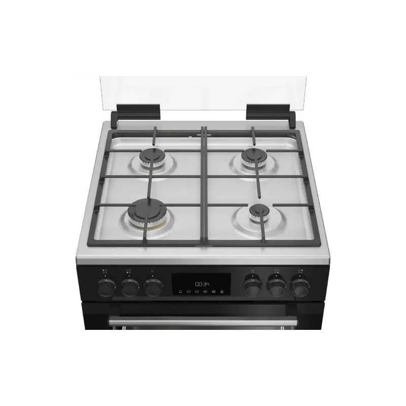 Combined stove Beko (FBSM62530DXMS), 72 l, Black
