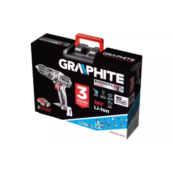 Шуруповерт-дриль Graphite (58G020-SET2)