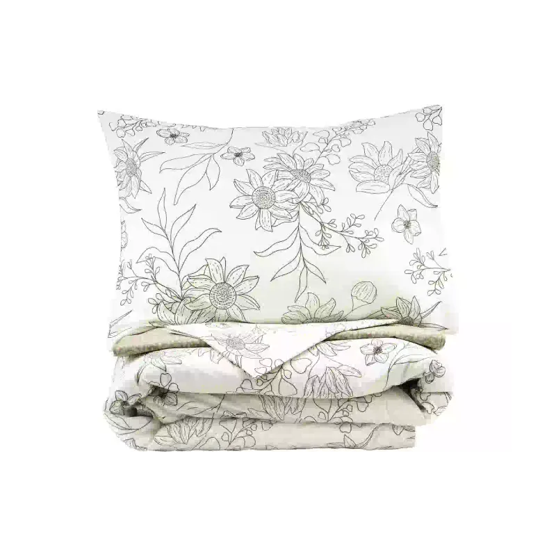 Комплект спално бельо Ardesto Gloria Flowers, Beige (ART1622BW)