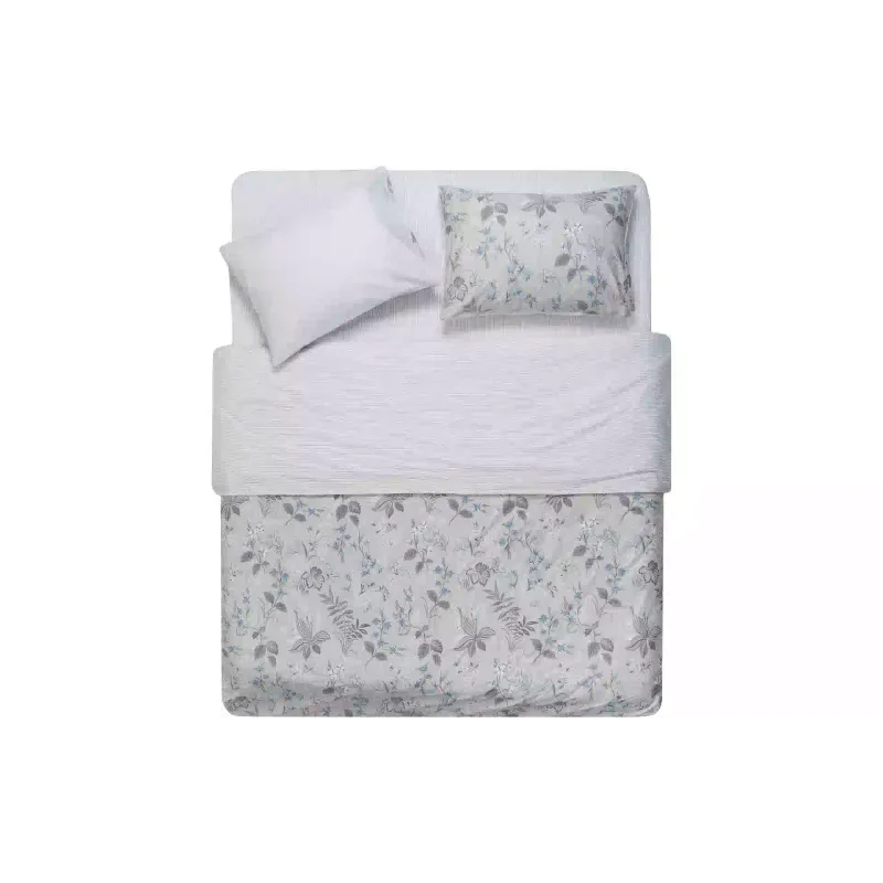 Conjunto de roupa de cama Ardesto Gloria , Light Grey (ART2022WF)
