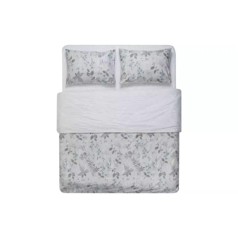 Conjunto de roupa de cama Ardesto Gloria , Light Grey (ART2022WF)