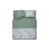 Juego de ropa de cama Ardesto Gloria Flowers, Green (ART2022GF)