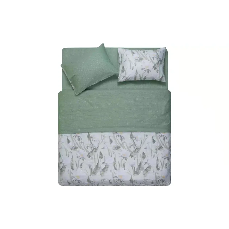 Juego de ropa de cama Ardesto Gloria Flowers, Green (ART2022GF)