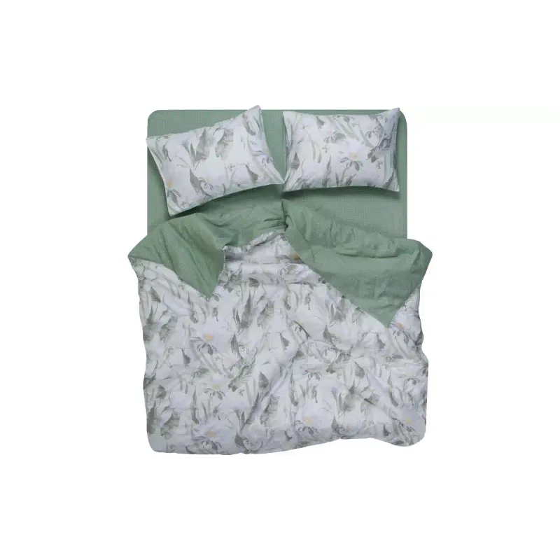 Juego de ropa de cama Ardesto Gloria Flowers, Green (ART2022GF)