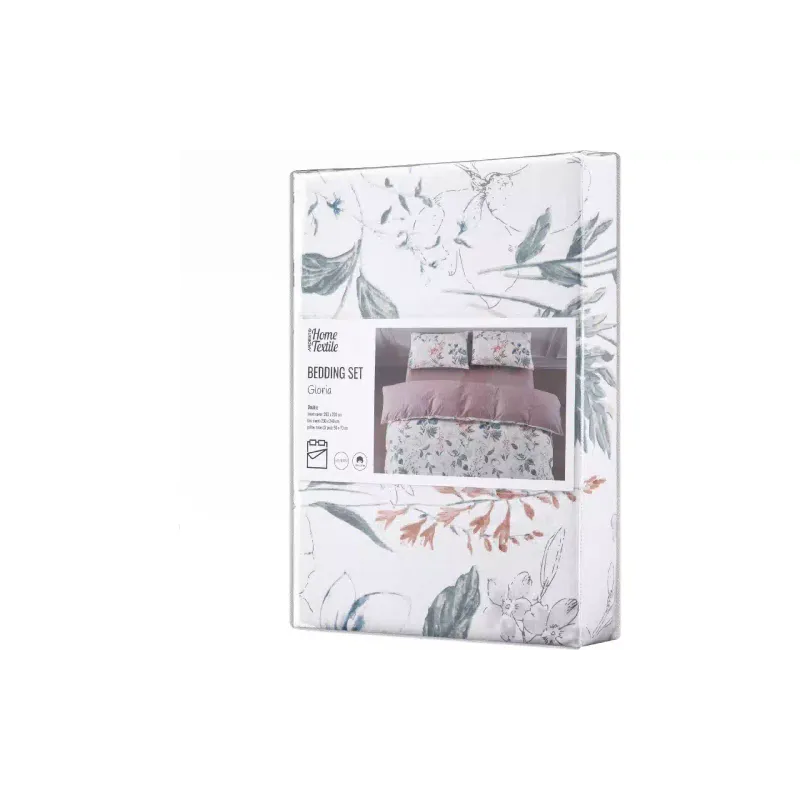 Conjunto de roupa de cama Ardesto Gloria Flowers, Mocco (ART2022FL)