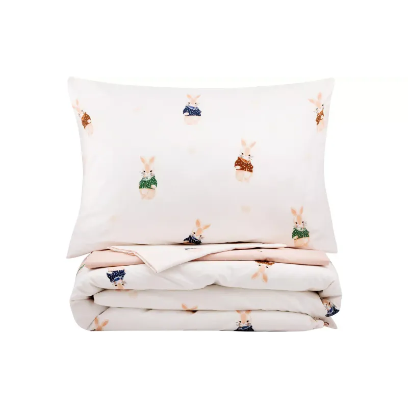 Conjunto de roupa de cama Ardesto Gloria Кролики, Beige (ART2022BR)