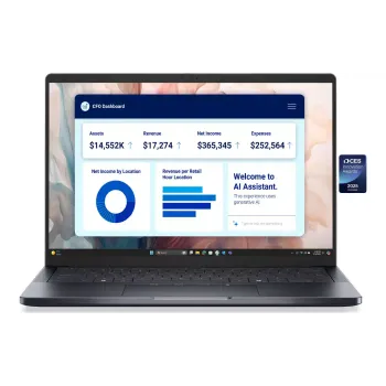 Computadora portátil Dell Pro 14 Premium, Black (BTO207PA14250UA_W11P)