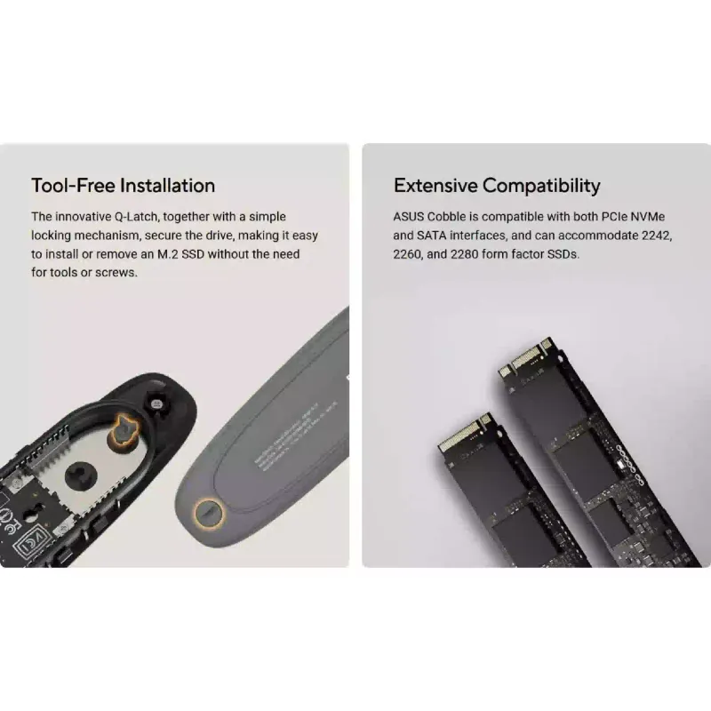 Case for SDD Asus  Gray (90DD02R6-M09000)