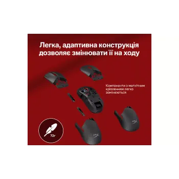 Maus HyperX, Black (A2PB2AA)