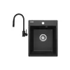 Кухонна мийка + змішувач Deante Corio, Graphite (ZRCE2103)