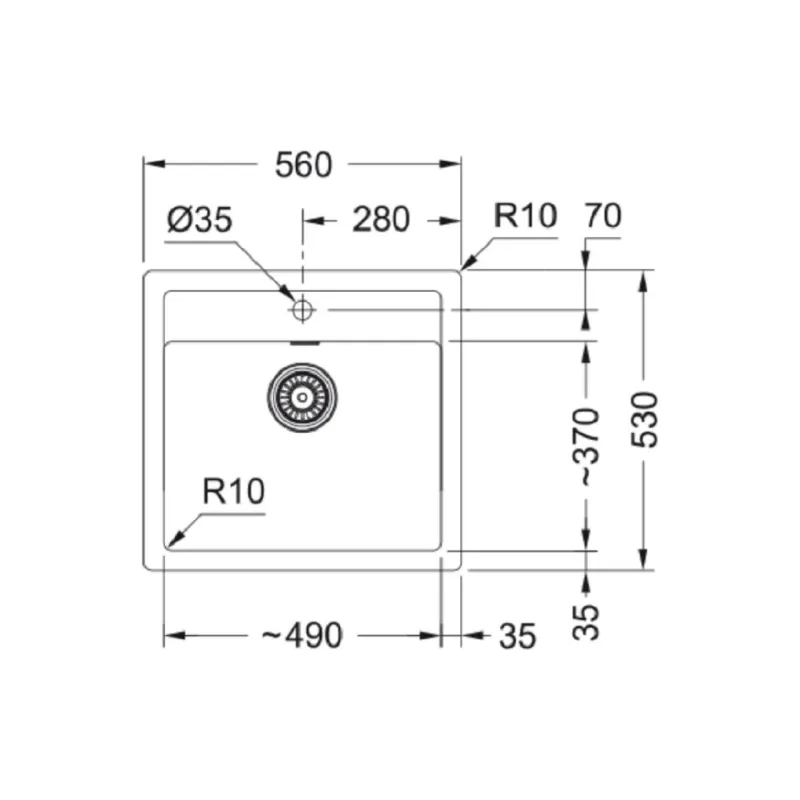 Mosogató Franke, Black (143.0691.533)