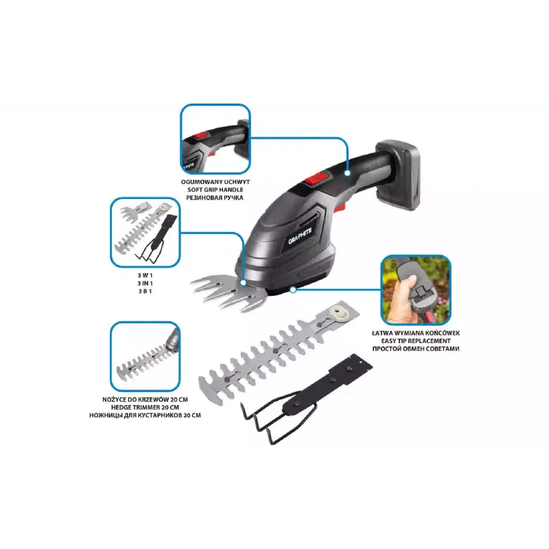tijeras de césped Graphite (58GE119)