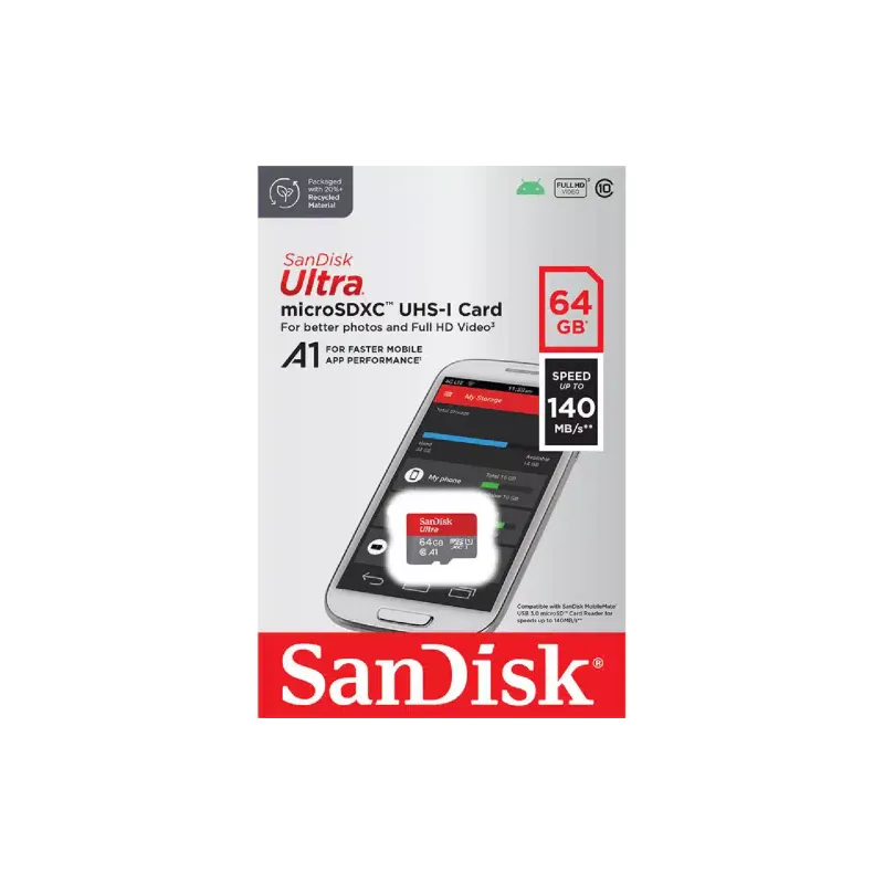 Memóriakártya Sandisk (SDSQUAB-064G-GN6MN)