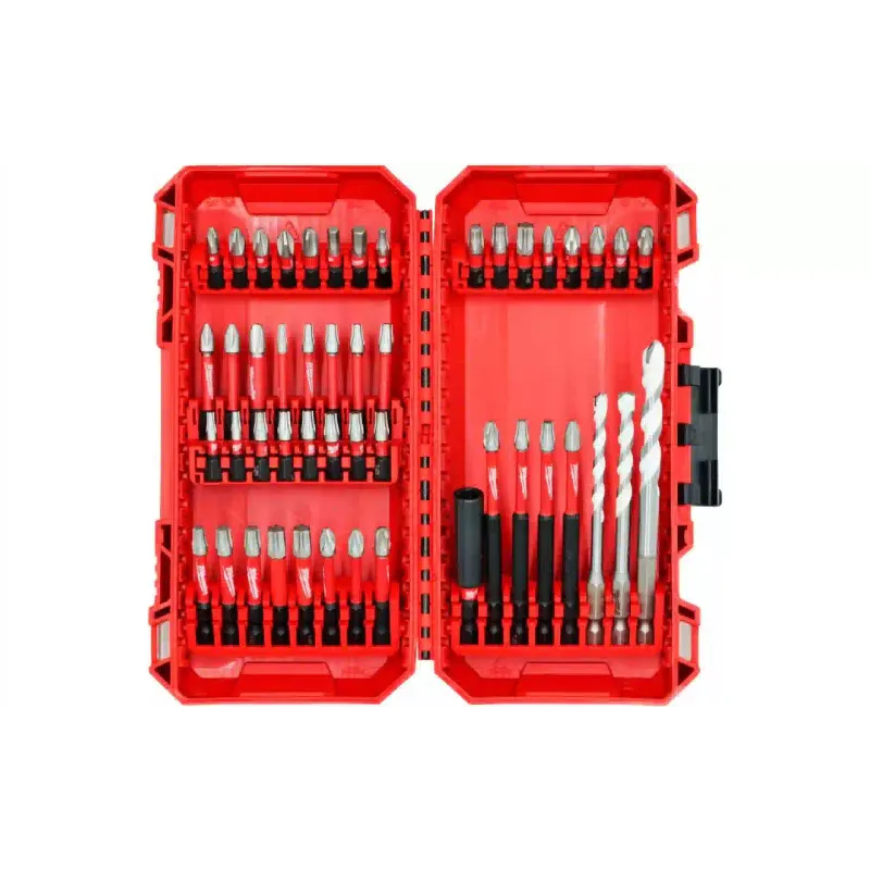 Conjunto de brocas e brocas Milwaukee (4932492005)