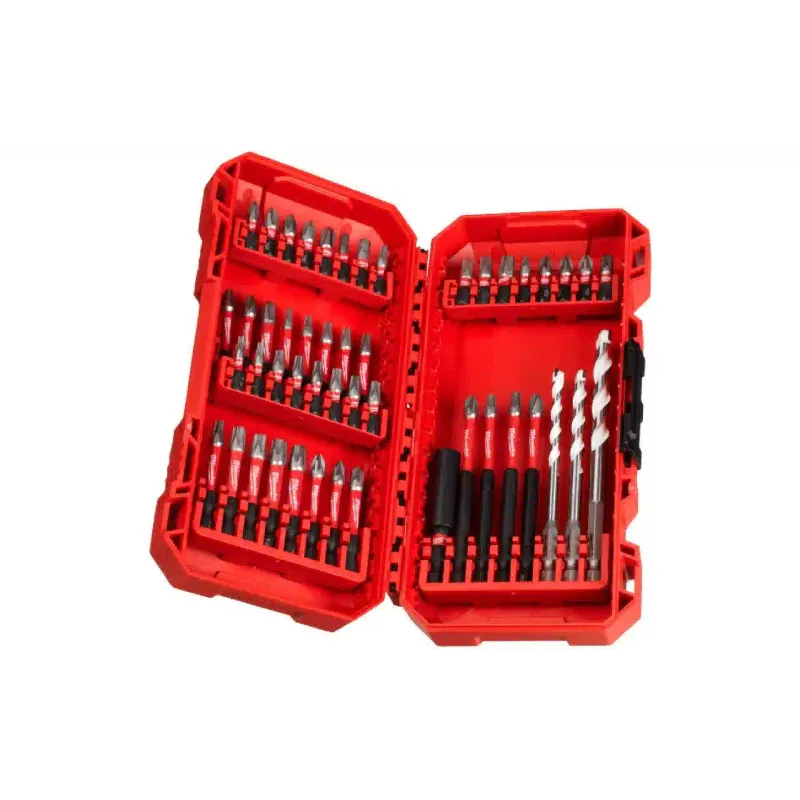Conjunto de brocas e brocas Milwaukee (4932492005)