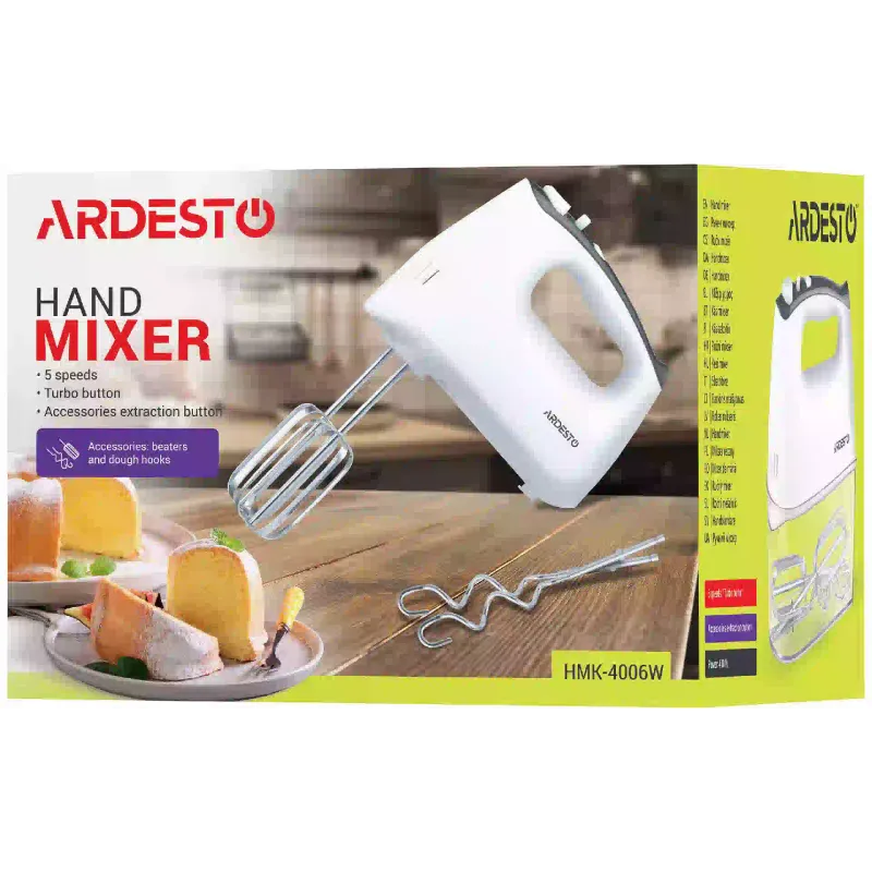 Kézi mixer Ardesto, White (HMK-4006W)