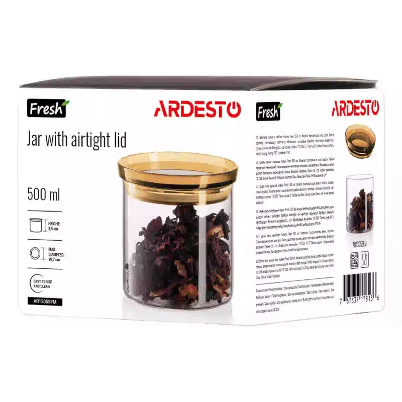 جرة تخزين Ardesto Fresh, Transparent (AR1305SFM)