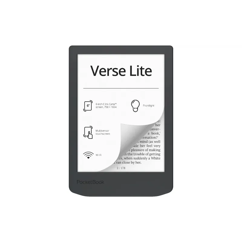 E-knjiga Pocketbook 619 Verse Lite, Midnight Grey (PB619-T-CIS)