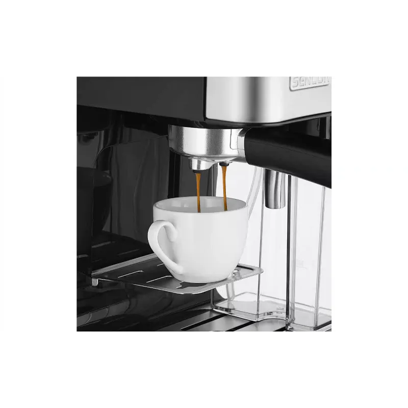 Кафеварка с рог Sencor, Black/Stainless steel (SES4090SS)
