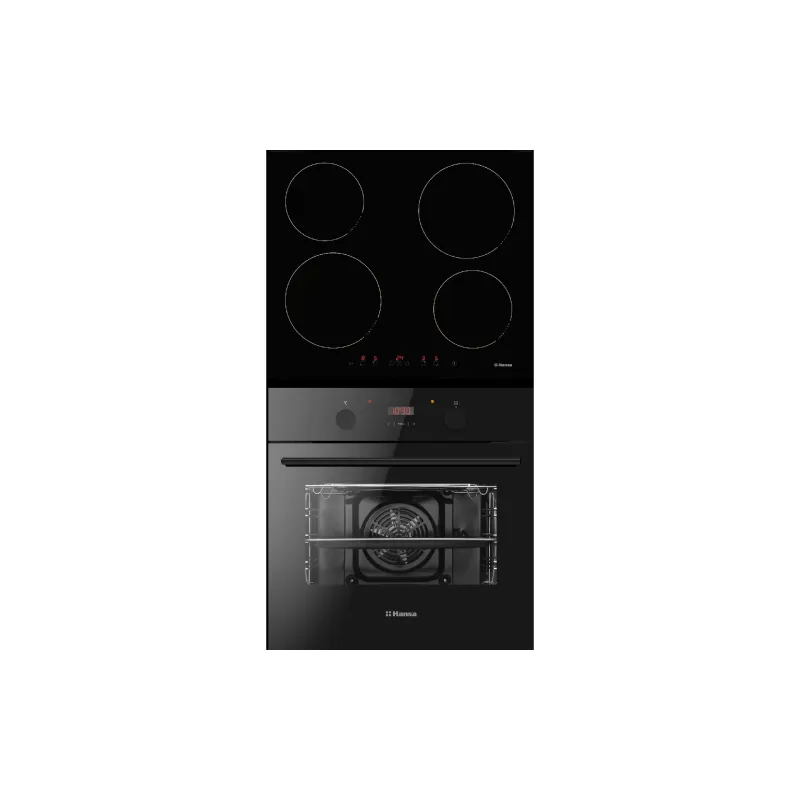 Варильна поверхня + духова шафа Hansa FCIL68309 (FCIL68309), Black