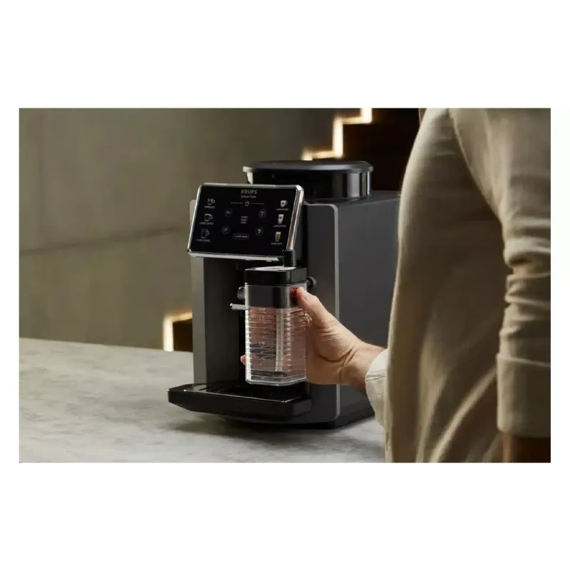 Coffee maker Krups Sensation Milk M90 (EA912B10), 1700 ml, Black