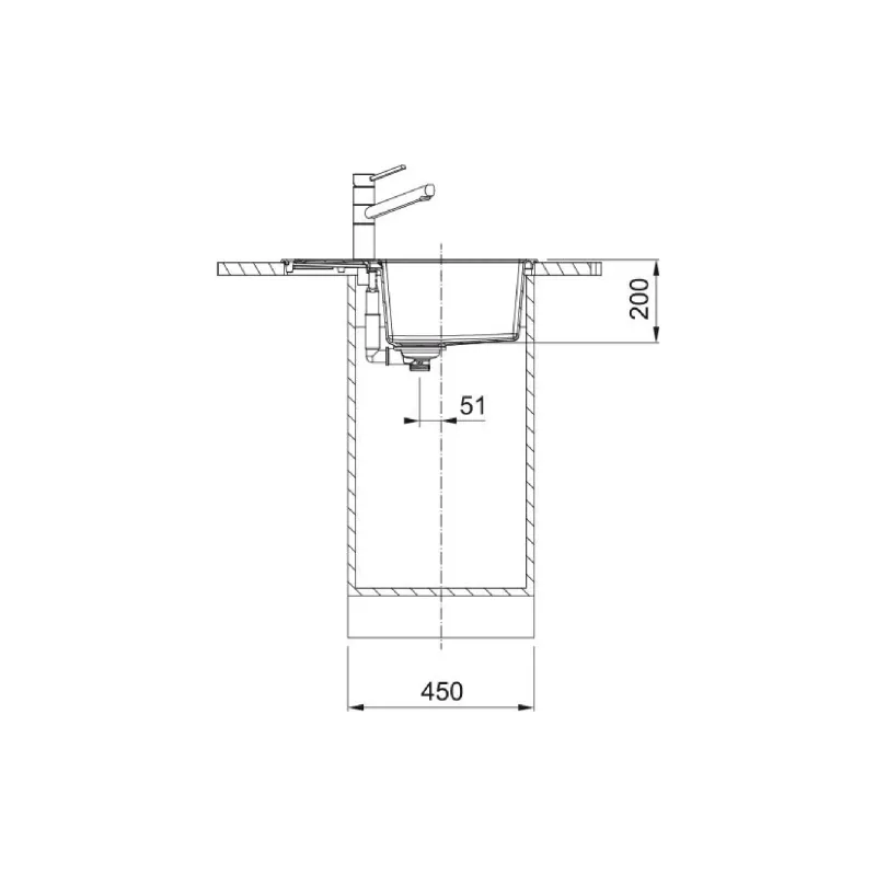 Küchenspüle Franke, Beige (143.0671.742)