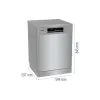 Посудомийна машина Gorenje (GS643D90X), Grey