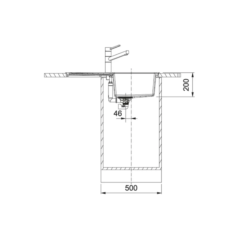 Kuhinjsko korito Franke, Beige (143.0671.744)