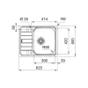Кухонна мийка Franke Spark, Stainless steel (101.0716.714)