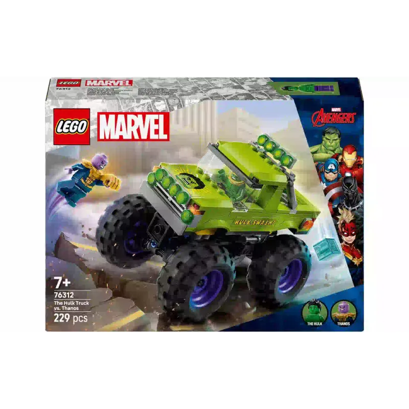 Konstruktor LEGO Super Heroes Marvel The Hulk Truck vs. Thanos (76312)