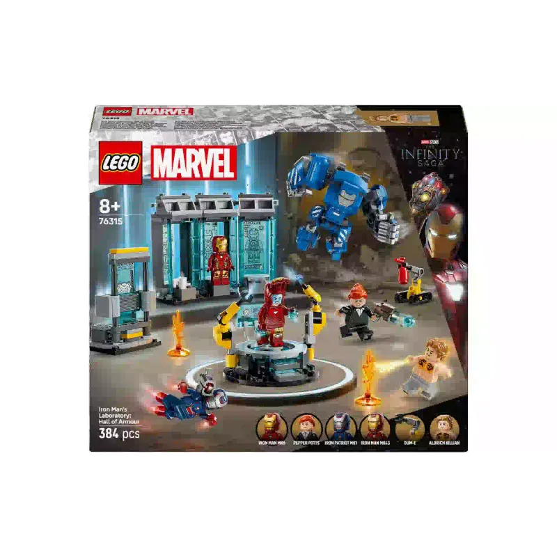 Konstruktor LEGO Super Heroes Iron Man's Laboratory Hall of Armor (76315)