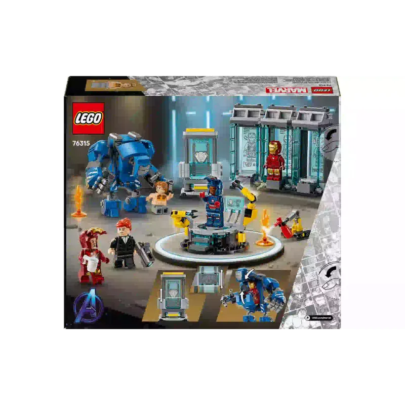 Konstruktor LEGO Super Heroes Iron Man's Laboratory Hall of Armor (76315)