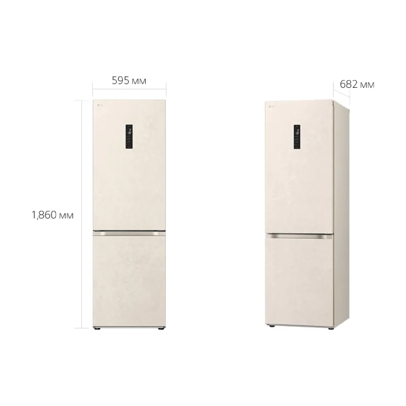 Ψυγείο LG, Beige (GC-B459FEPW)