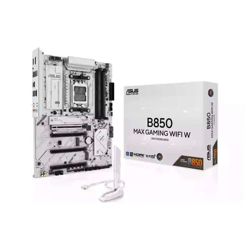اللوحة الأم Asus Max Gaming B850, White (90MB1M10-M0EAY0)