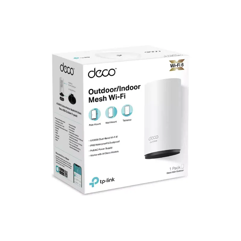 Wi-Fi система TP-Link (Deco X50 Outdoor 1 pack)