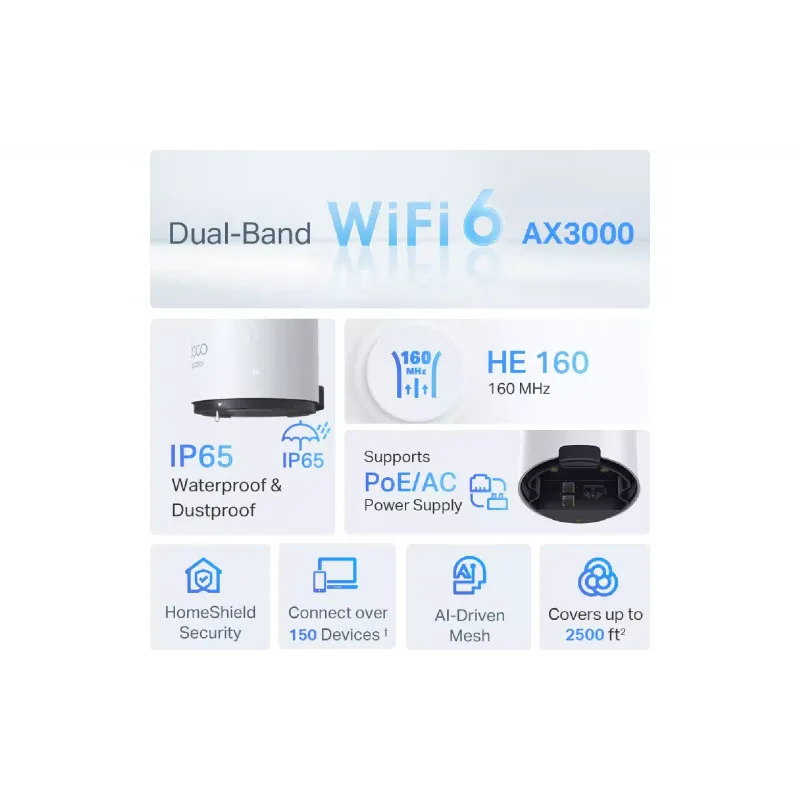 Wi-Fi система TP-Link (Deco X50 Outdoor 1 pack)
