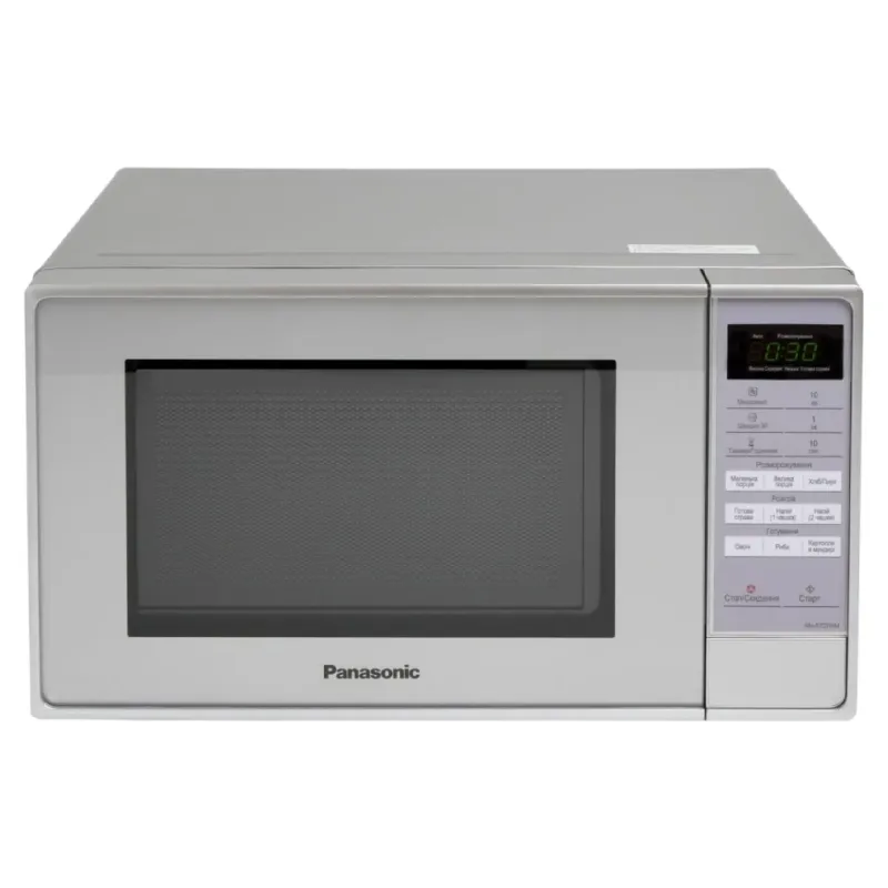 Microwave oven Panasonic (NN-ST27HMZUE), 20 l, 800 W, Silver