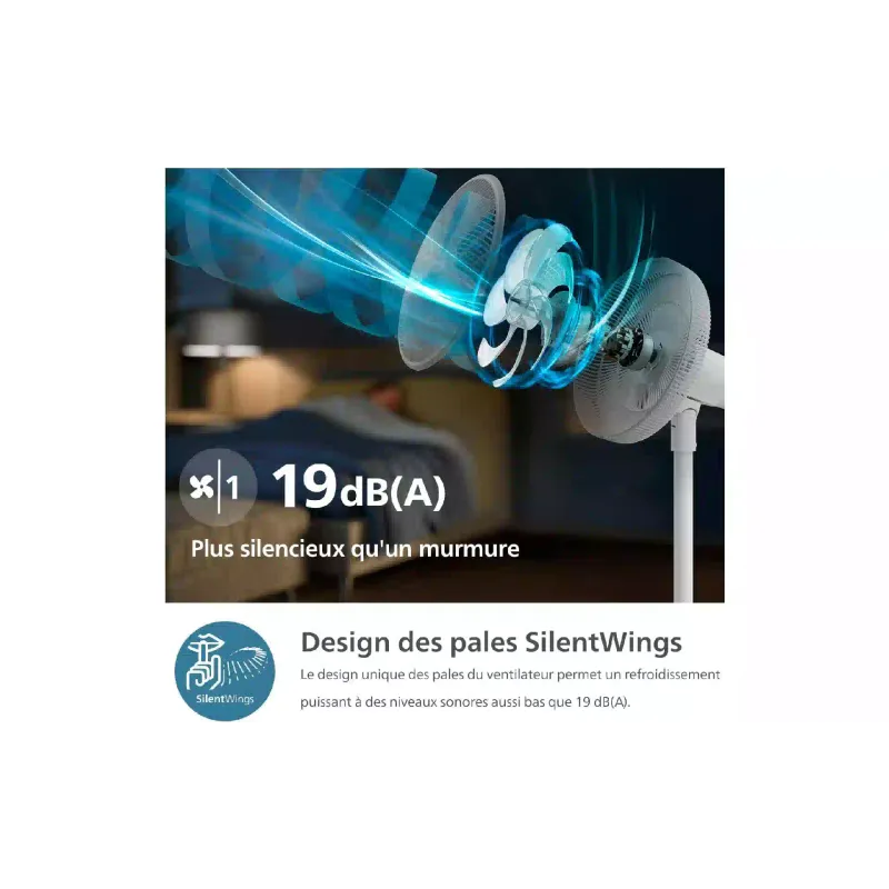 Ανεμιστήρας δαπέδου Philips, White (CX2550/00)