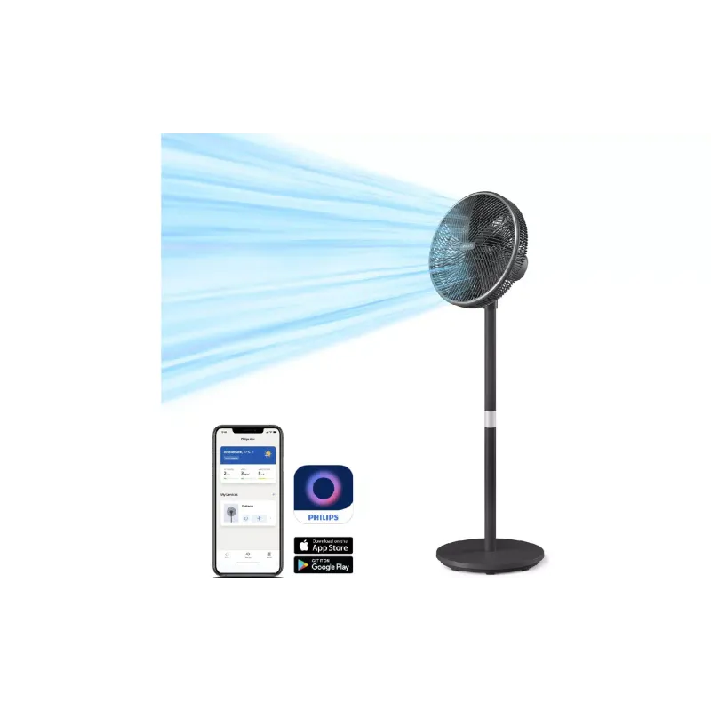 Подов вентилатор Philips, Black (CX3550/01)
