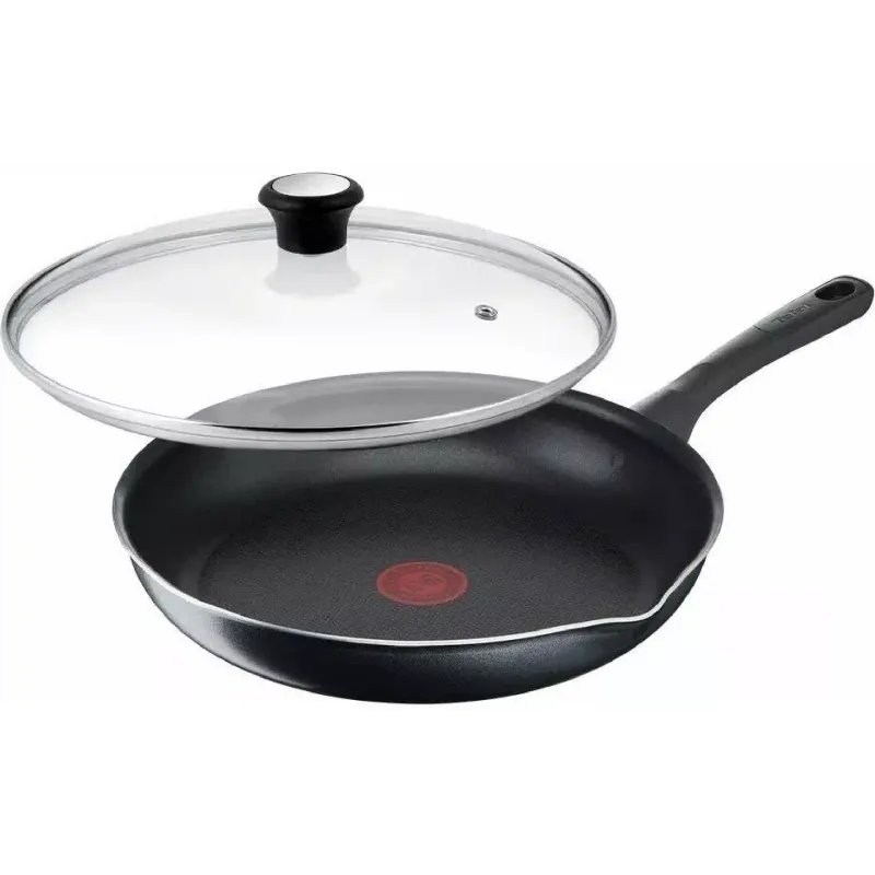 Frying pan with lid Tefal Day by Day, Black (B5580423UA)