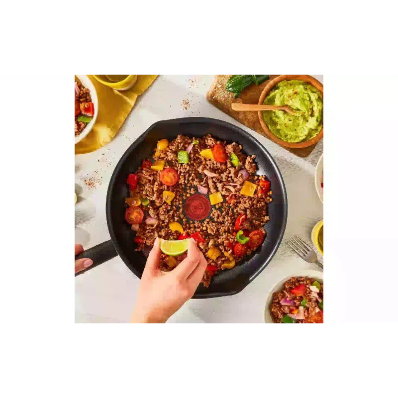 Frying pan with lid Tefal Day by Day, Black (B5580423UA)